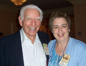 Morgan Woodward and fan Patty at the 2006 High Chaparral Reunion